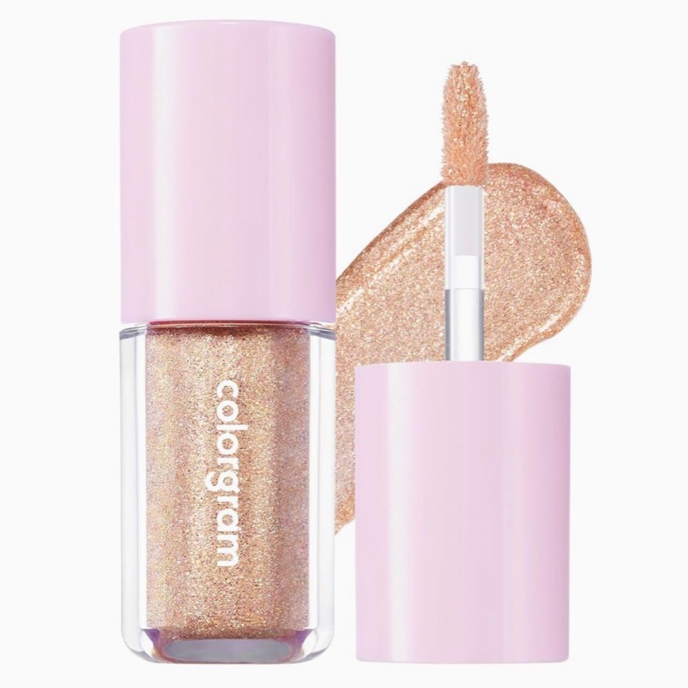 Eyeshadow COLORGRAM Milk Bling Shadow 10 Final Pearl Pigmented Liquid Glitter E1